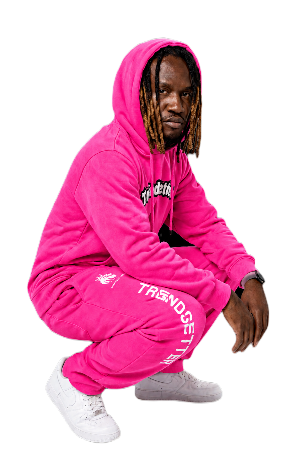 Hot Pink Sweatsuit