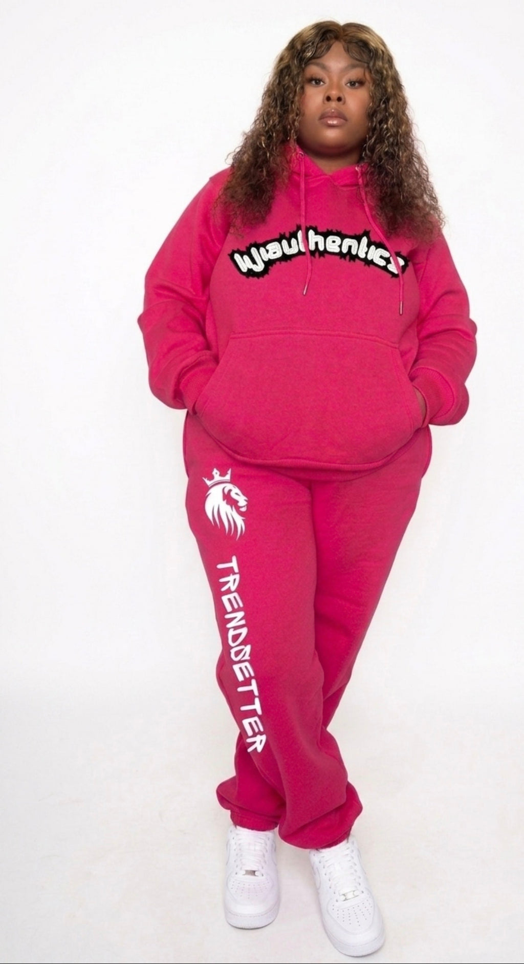 Hot Pink Sweatsuit