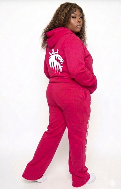 Hot Pink Sweatsuit